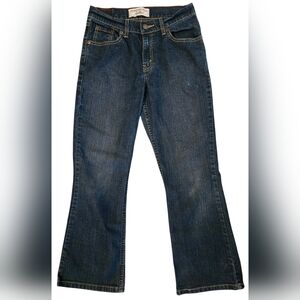 Levi's Blue Denim Stretch Bootcut Girl's Jeans